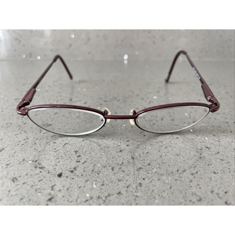 Rascals Eyeglasses Frames ONLY 42-16-120 R 35 Col 30 Flex Hinge red oval full